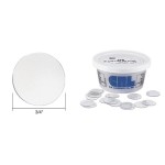CP8,CRL Clear Plastic Desk Buttons